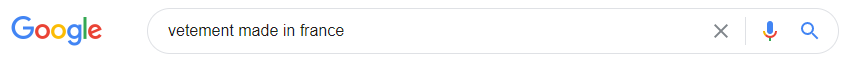 recherche google vetement made in france